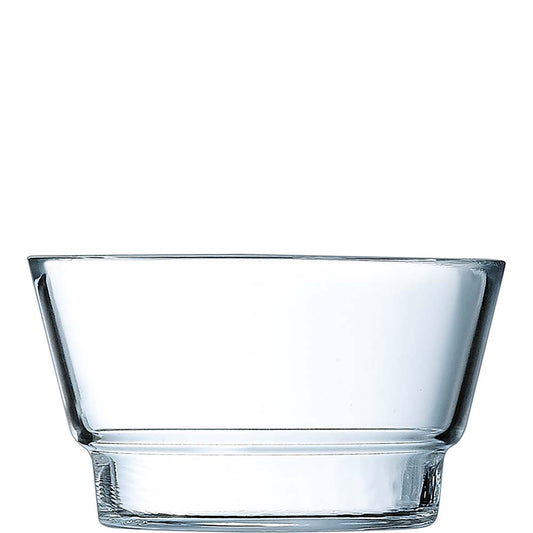 Transparentes Glas, leeres Schüsselchen