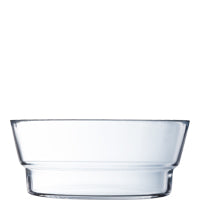 Transparente Glasschale leer, Gastronomie