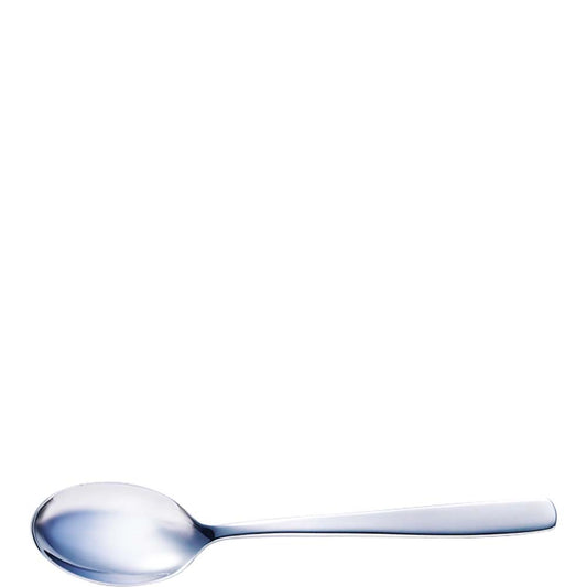 Silberlöffel auf weißem Hintergrund