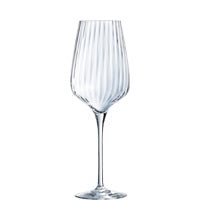 Weinglas transparent, leer, stilvoll