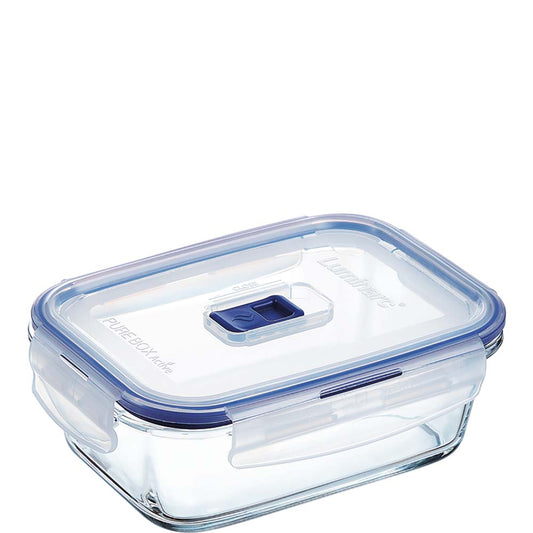 Glasbehälter mit luftdichtem Deckel