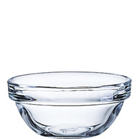 Transparente Glasschale