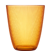 Orangenes Glas Trinkglas