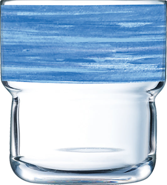 Wasserflasche mit blauem Deckel