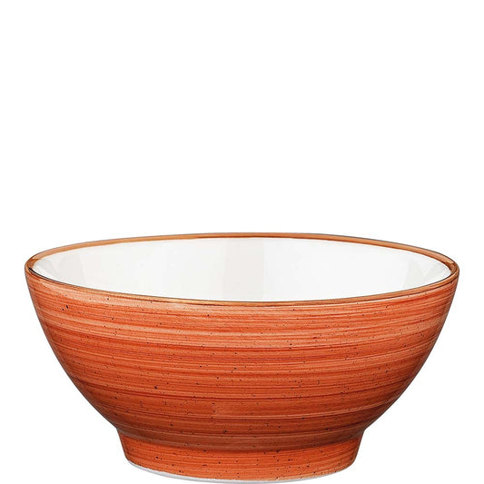 Orangerote Keramikschale
