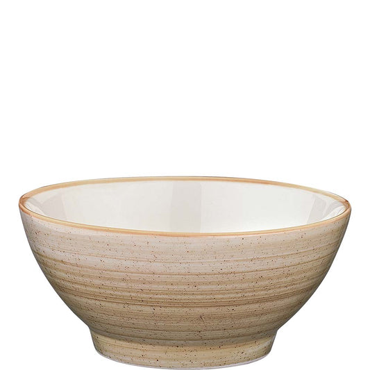 Beige Keramikschüssel, leer