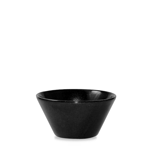Schwarze Schüssel für Gastronomie