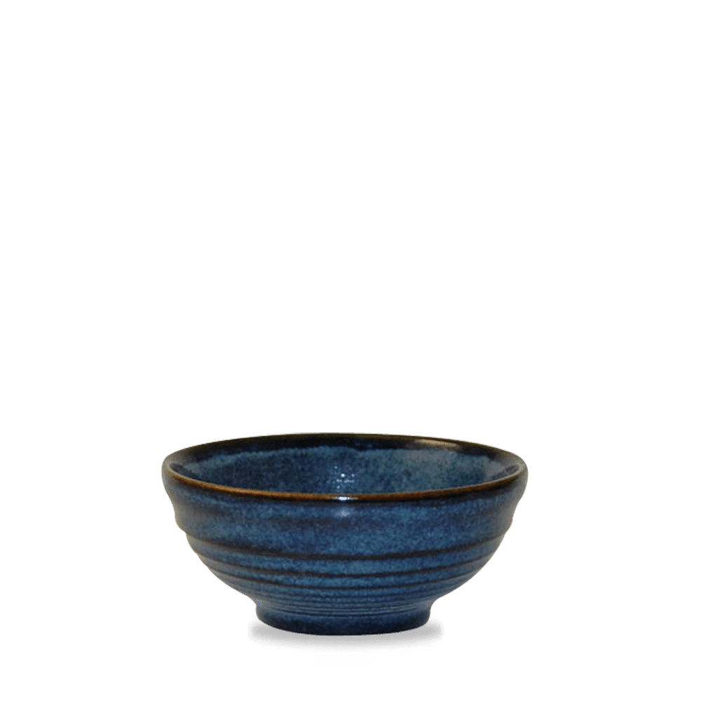 Blaue Schale für Gastronomiezwecke