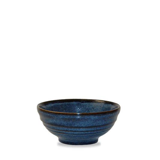 Blaue Schale für Gastronomiezwecke