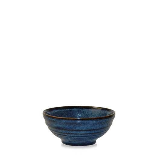 Blaue Schale für Gastronomiezwecke