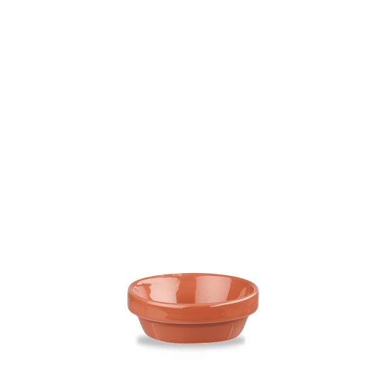 Leere Terrakotta-Schale für Gastronomie