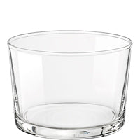 Transparentes Glasgefäß, leeres Glas