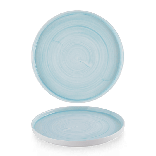 Leere blaue Teller, B2B Gastronomie