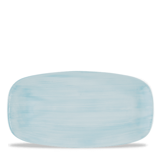 Leere blaue Servierplatte, B2B Gastronomie