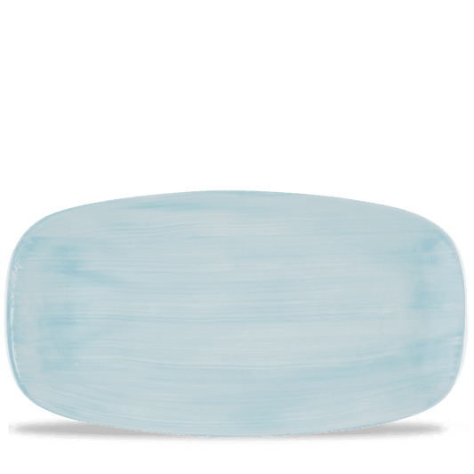 Leere blaue Servierplatte, B2B Gastronomie