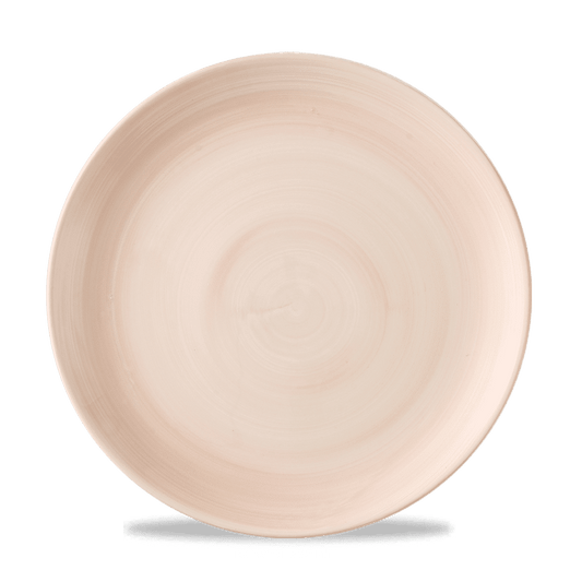 Leere, beige Tellerplatte, B2B Gastronomie