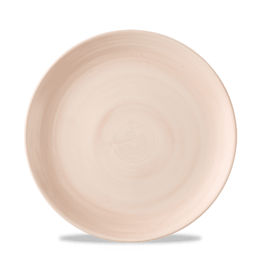 Leere, beige Tellerplatte, B2B Gastronomie