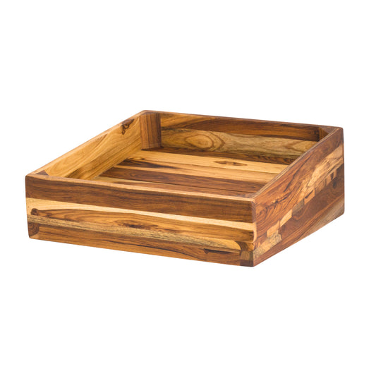 Holztablett für Gastronomiebedarf.