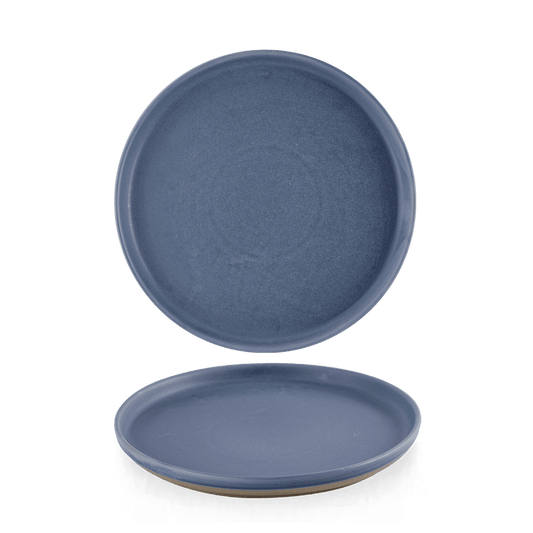 Blaue Teller für Gastronomie