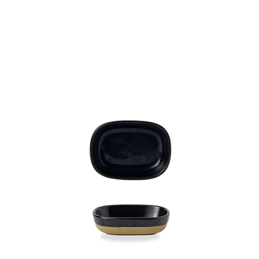 Schwarze Keramik Geschirr Set