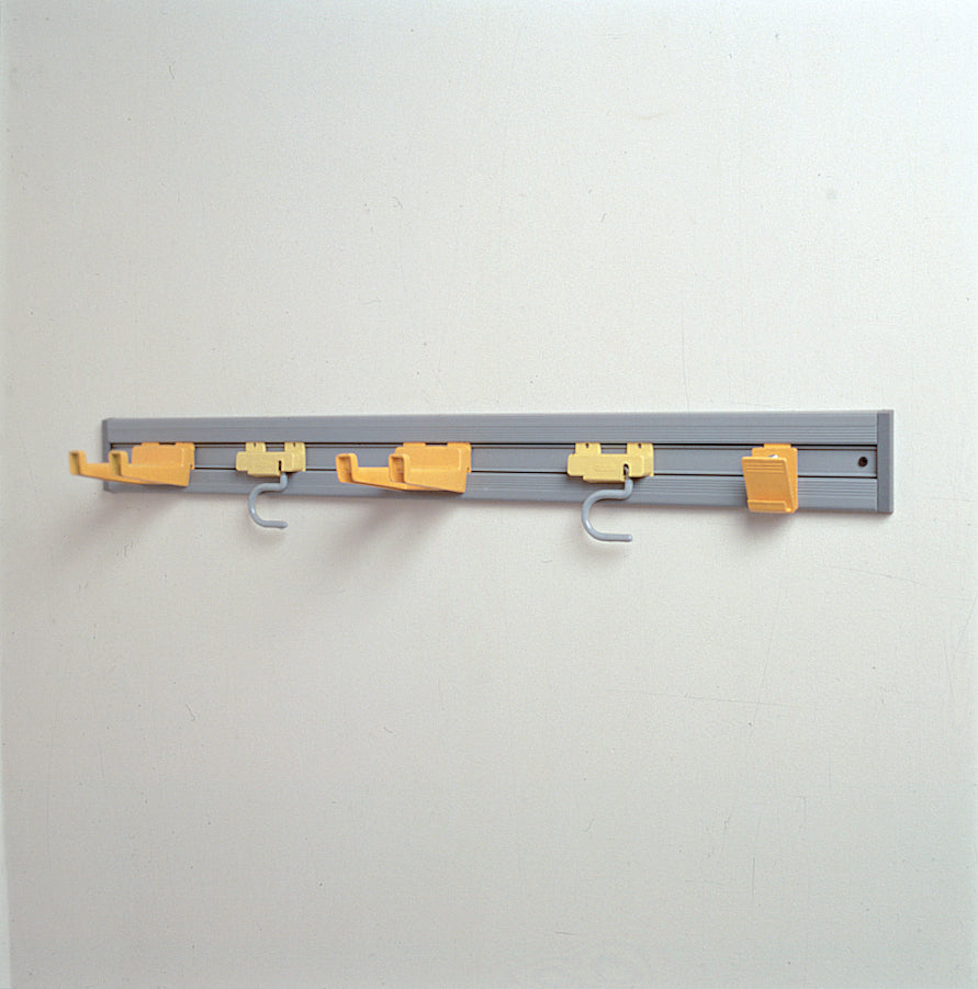 Wand‑Werkzeughalter / Organisationsleiste, 86 cm, grau