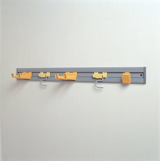 Wand‑Werkzeughalter / Organisationsleiste, 86 cm, grau