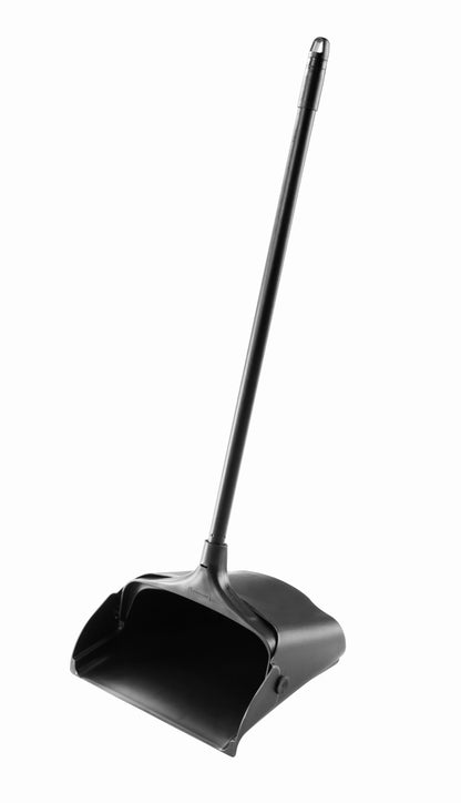 Lobby Pro® Kehrschaufel mit langem Stiel, Schwarz