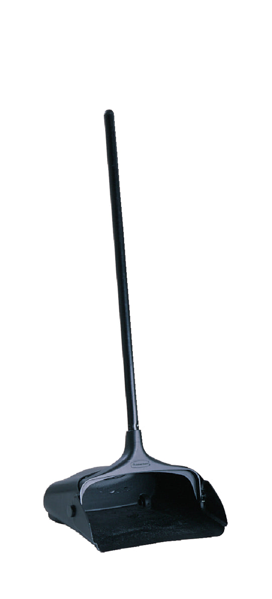 Lobby Pro® Kehrschaufel mit langem Stiel, Schwarz