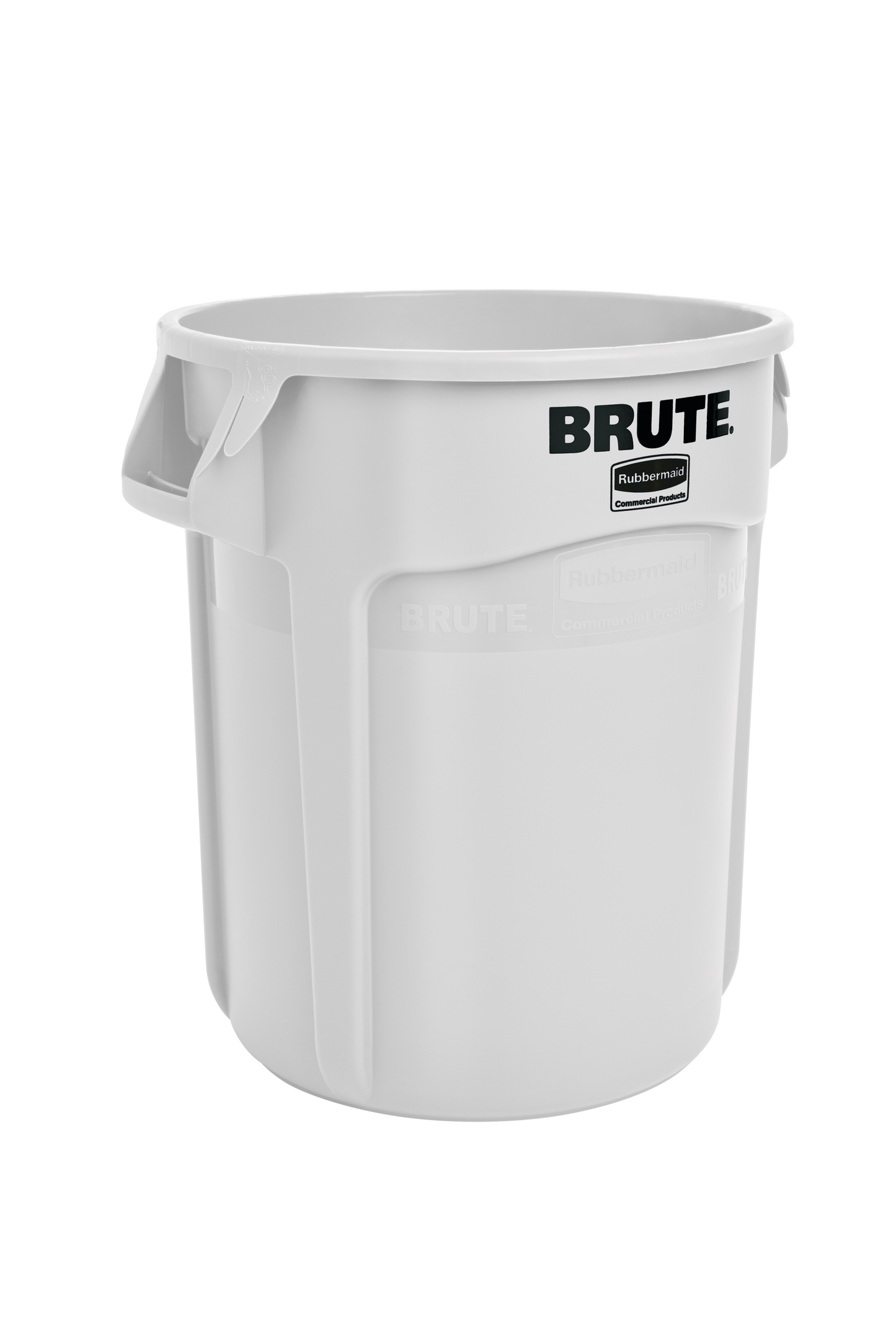 BRUTE® Rundbehälter mit Luftkanälen, 76 l, Weiß