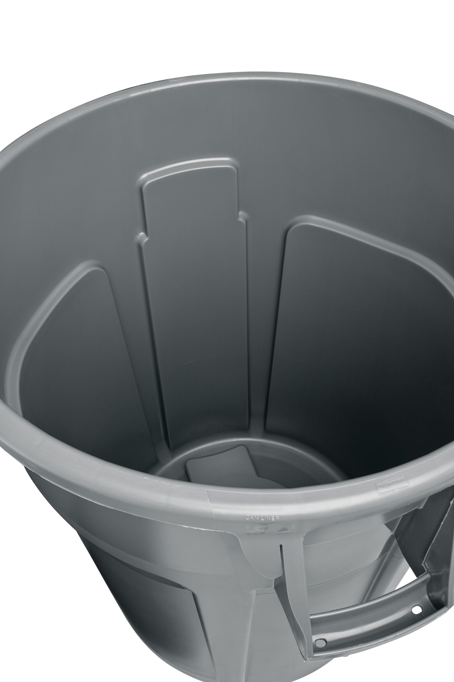 BRUTE® Rundbehälter mit Luftkanälen, 76 l, Weiß