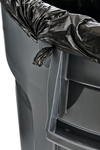 BRUTE® Rundbehälter mit Luftkanälen, 76 l, Weiß
