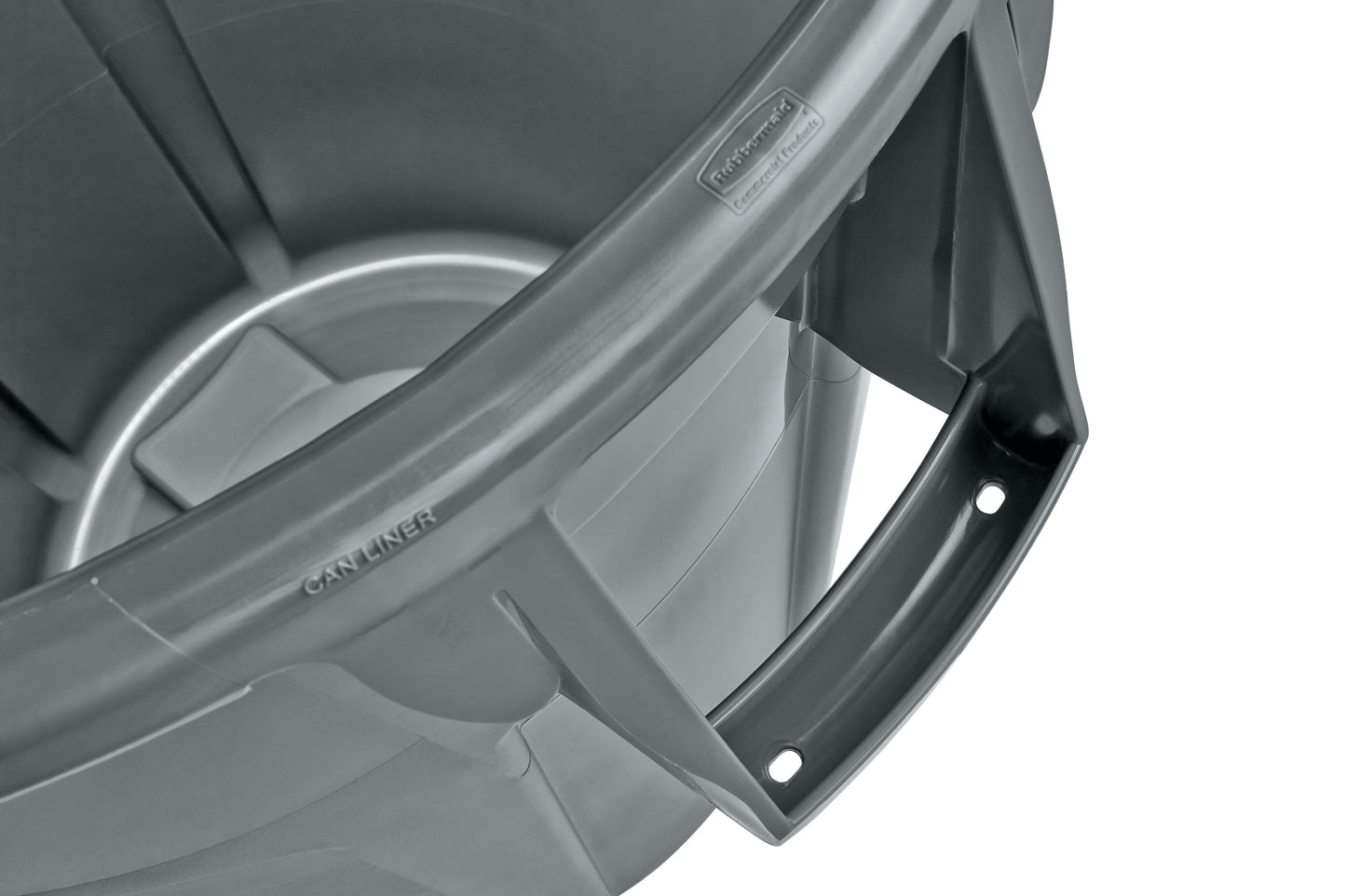 BRUTE® Rundbehälter mit Luftkanälen, 76 l, Weiß