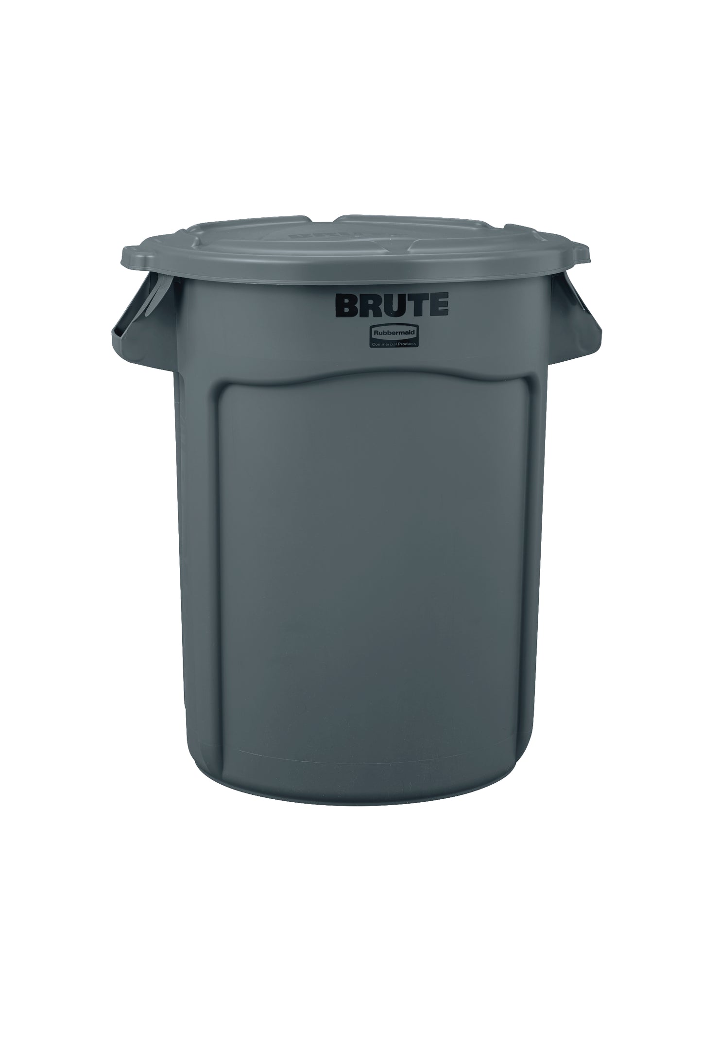 BRUTE Mülleimer Deckel – passend für 121 L BRUTE Abfallbehälter, mit Wasserablauf, UV‑Schutz & Stapelfunktion, grau