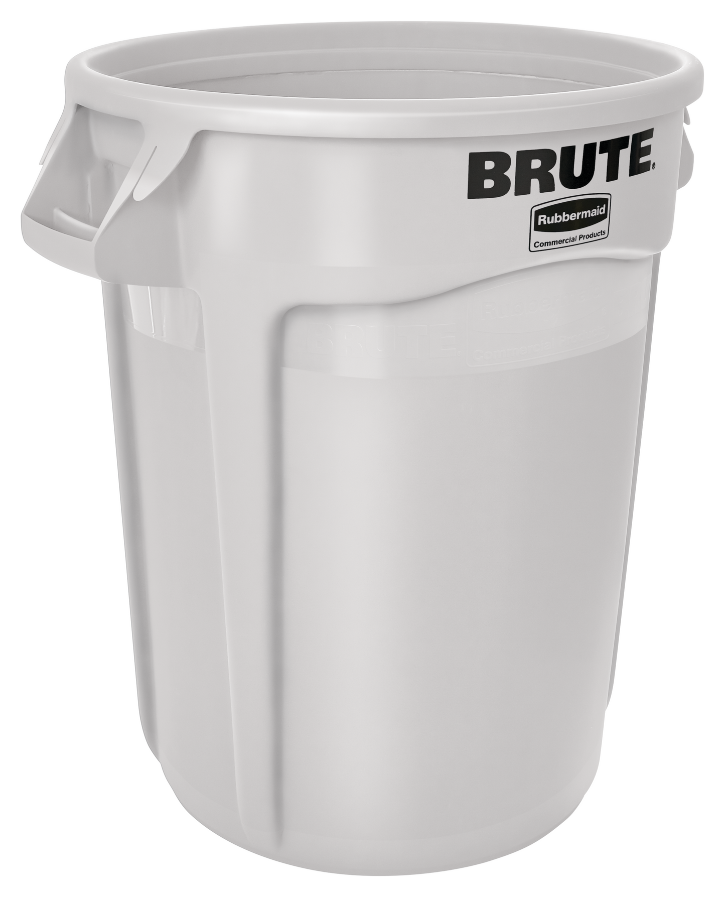 BRUTE® Rundbehälter mit Luftkanälen, 121 l, Weiß