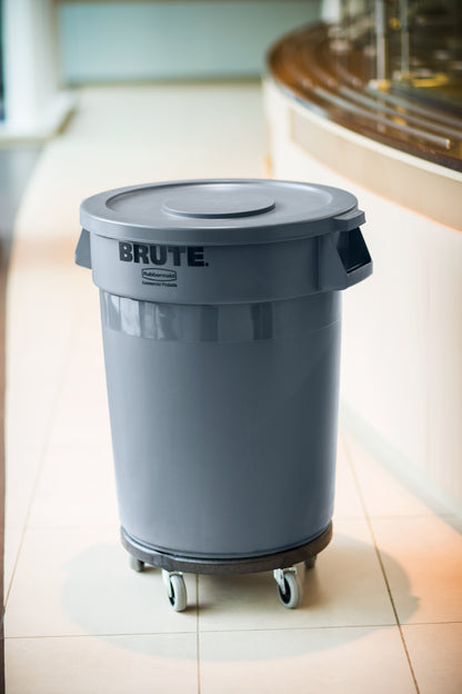 BRUTE® Transportroller für 76/121/167/208 l Behälter, Schwarz