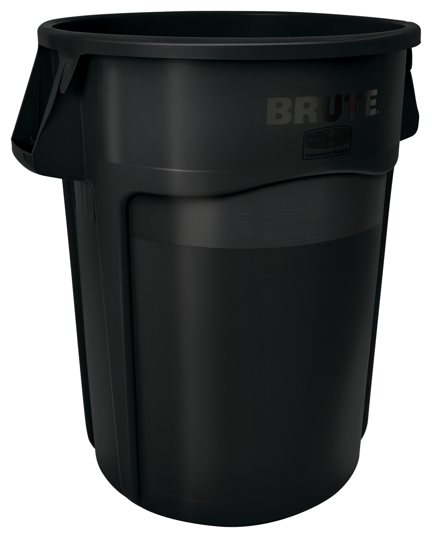 BRUTE® Rundbehälter mit Luftkanälen, 167 l, Schwarz