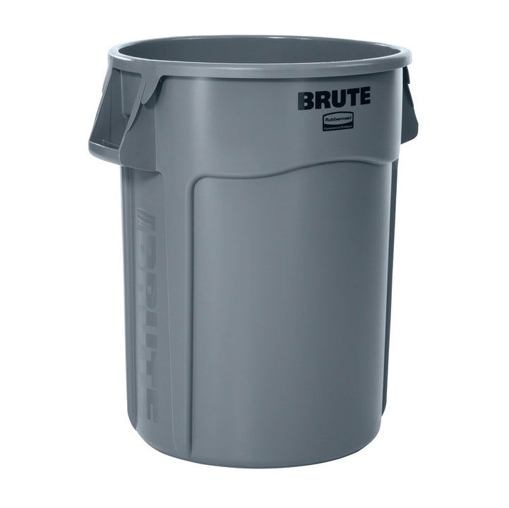 BRUTE® Rundbehälter mit Luftkanälen, 167 l, Grau