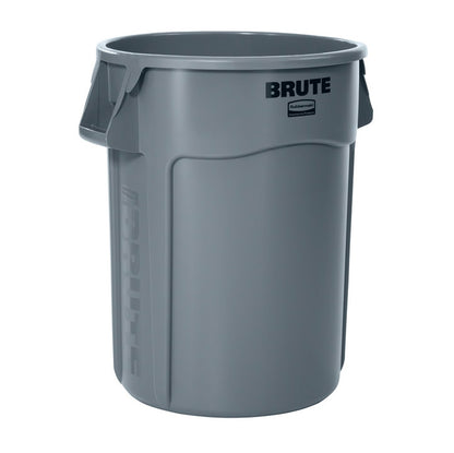 BRUTE® Rundbehälter mit Luftkanälen, 167 l, Grau