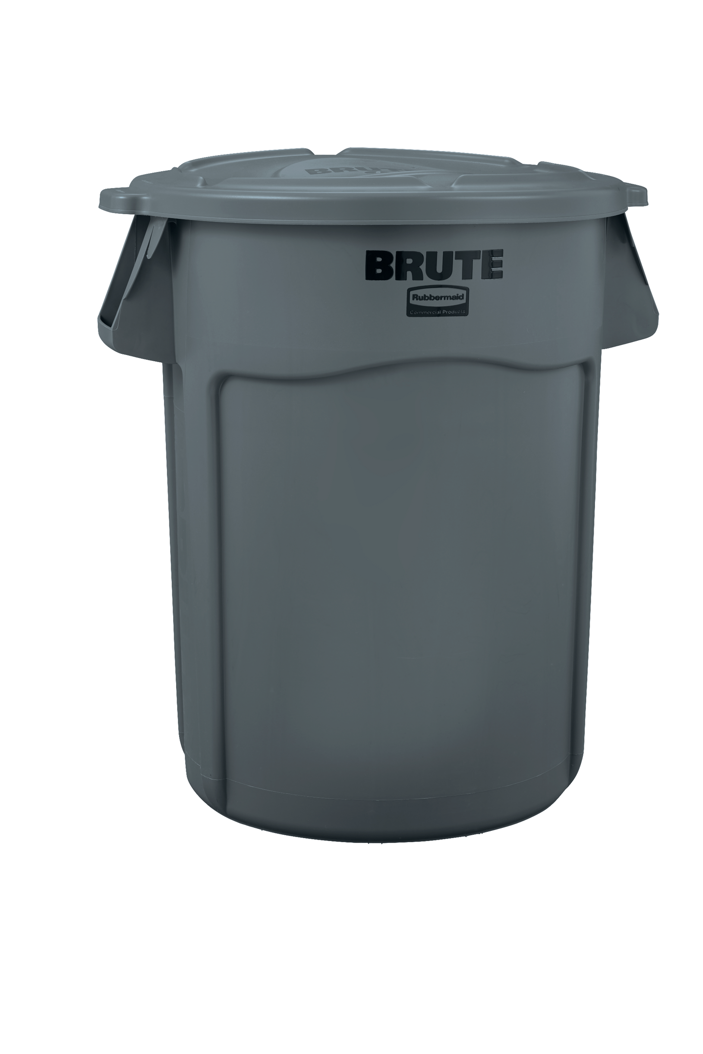 BRUTE Mülleimer Deckel – passend für 167 L BRUTE Abfallbehälter, mit Wasserablauf, UV‑Schutz & Stapelfunktion, grau