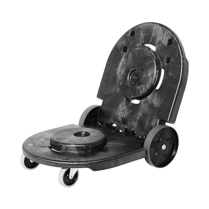 BRUTE® Tandem-Transportroller für 76/121/167 l Behälter, Schwarz