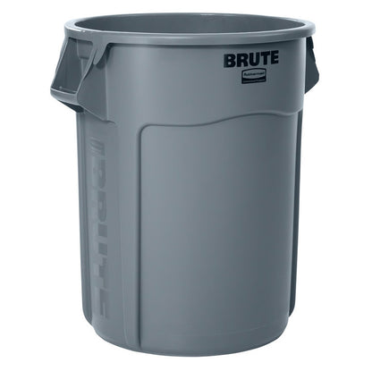BRUTE® Rundbehälter mit Luftkanälen, 208 l, Grau