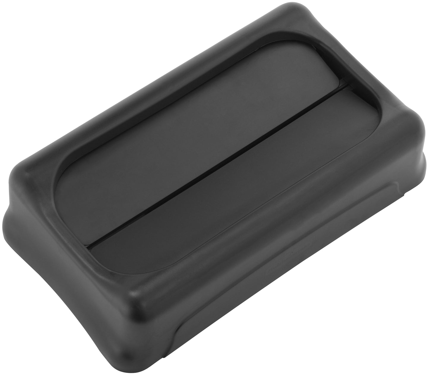 Slim Jim® Schwingdeckel, geschlossen, für 60 l/87 l Behälter, Schwarz