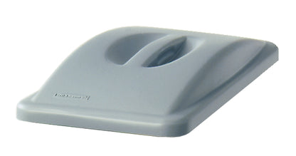 Slim Jim® Deckel mit Griffmulde, geschlossen, für 60 l/87 l Behälter, Grau