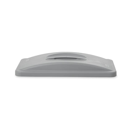 Slim Jim® Deckel mit Griffmulde, geschlossen, für 60 l/87 l Behälter, Grau