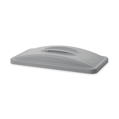 Slim Jim® Deckel mit Griffmulde, geschlossen, für 60 l/87 l Behälter, Grau