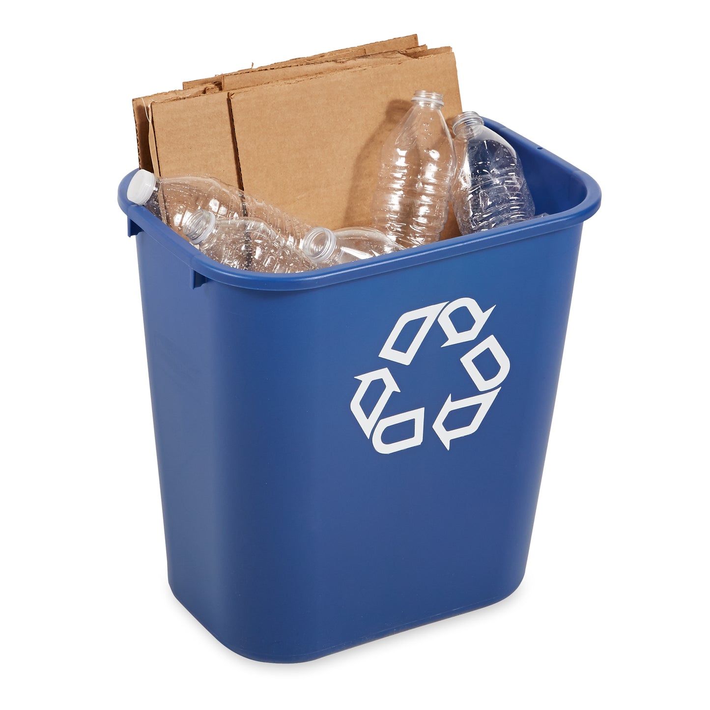 Recycling-Behälter rechteckig, 27 l, Blau