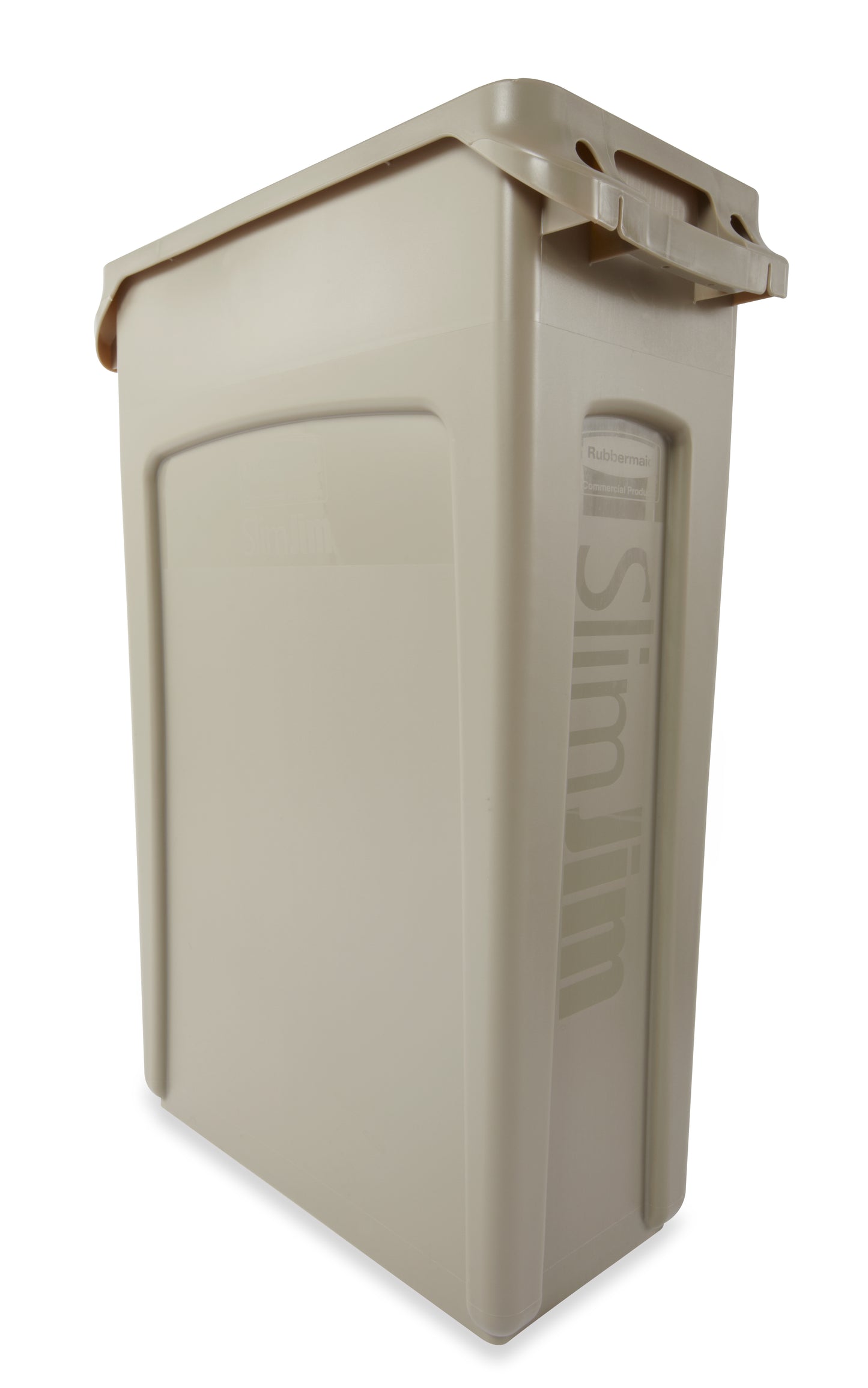 Slim Jim® Abfalleimer mit Luftkanälen, 87 l, Beige