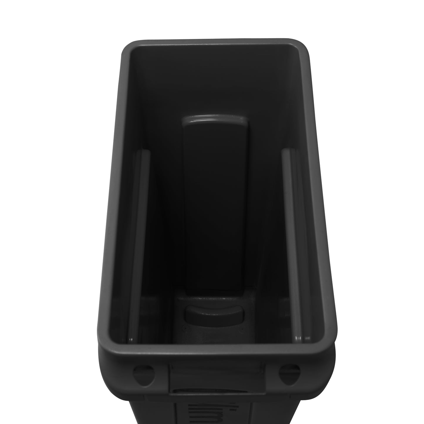 Slim Jim® Abfalleimer mit Luftkanälen, 87 l, Schwarz