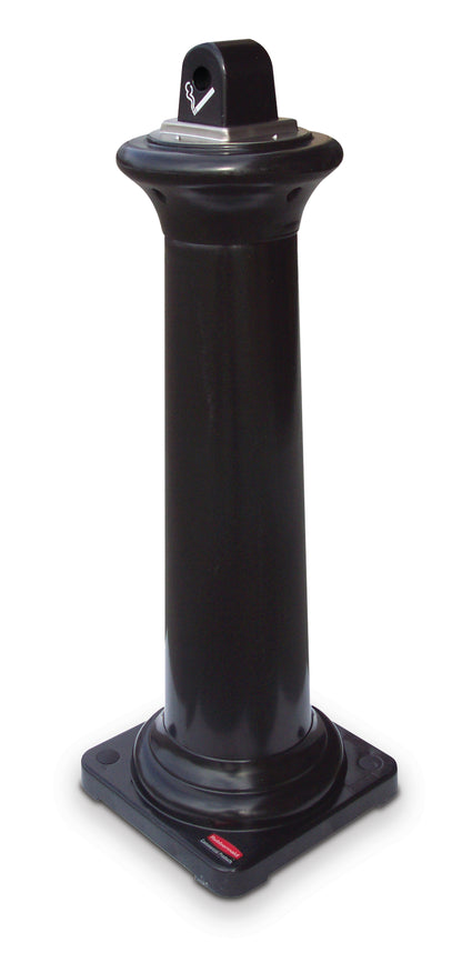Groundskeeper Tuscan Standascher, 600 Zigarettenstummel, Schwarz