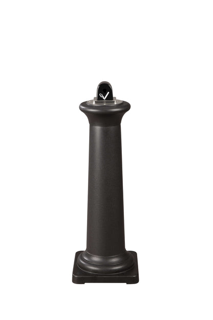 Groundskeeper Tuscan Standascher, 600 Zigarettenstummel, Schwarz